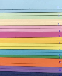 180g-220g Precision Dimension Color Paper  in Big Sheet