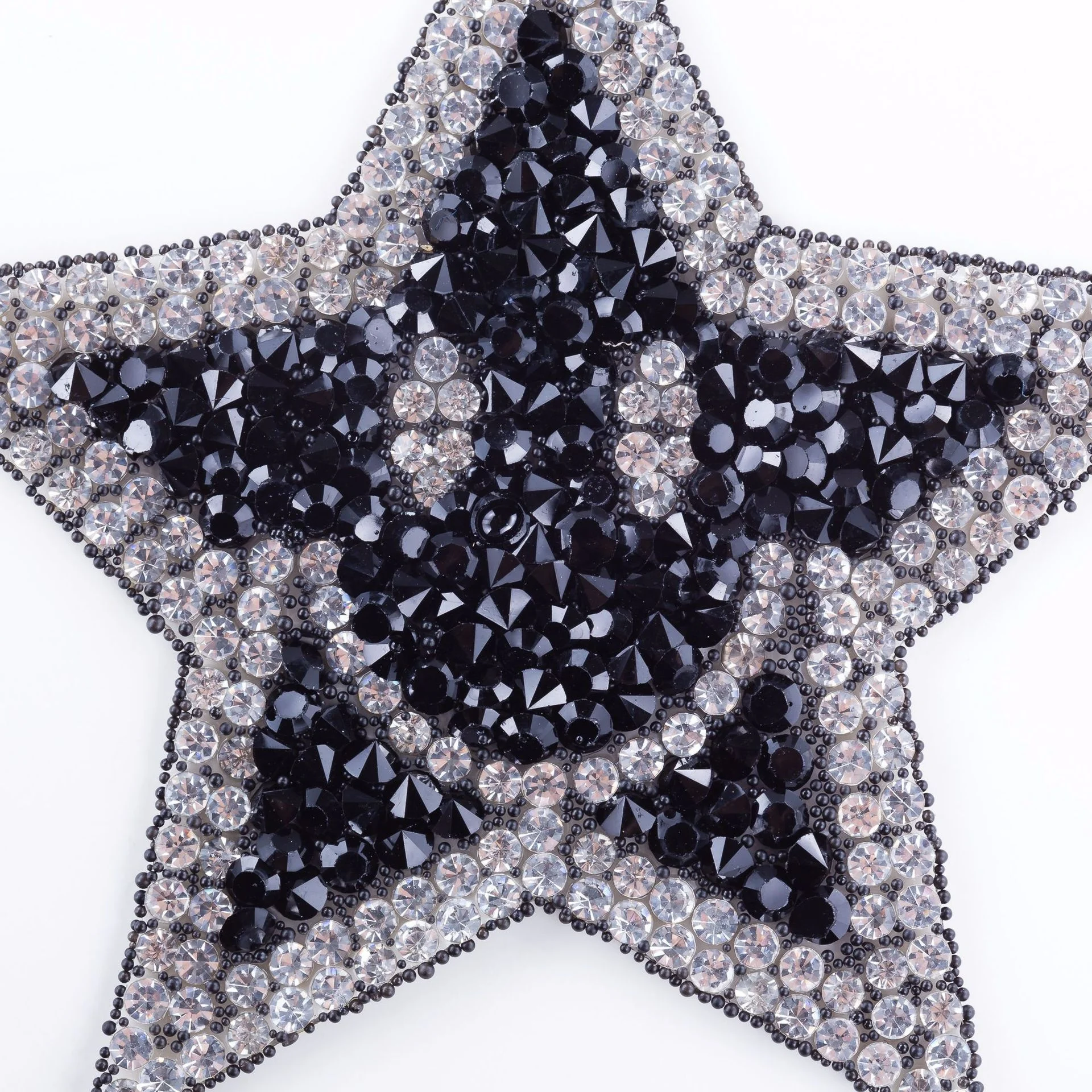 3D Hot Repair Rhinestone Star Applique Iron On Sparkling Rhinestone Beaded Patches Latest Popular Fox Rhinestone Patches