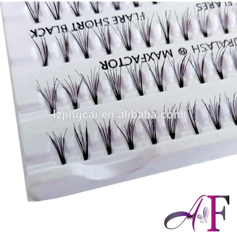wholesale premium Korea 0.07 silk flare individual eyelashes hand made lashes