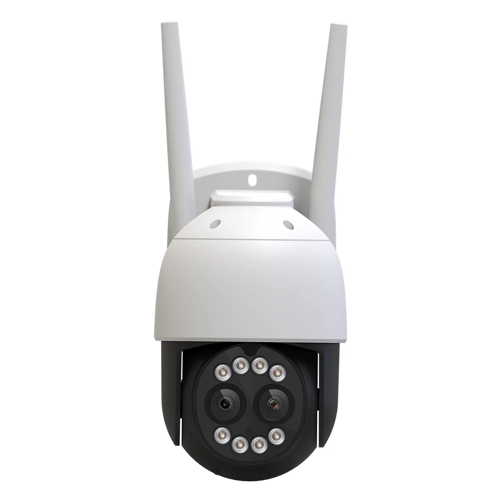 PTZ Wi-fi Camera Security IP camera de surveillance 2MP 4MP 8X Zoom Dual Lens Speed Dome Icsee CCTV Wireless Camera Wifi Outdoor