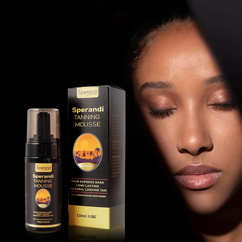 Oem/Odm Natural Organic Suntan Mousse Long Lasting Sun Self Tanner Body Tanning Mousse