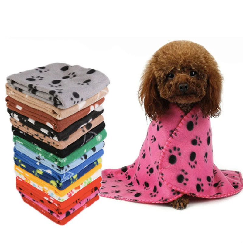 Fleece pet dog cat throw blanket  travel pet bed mat indoor and outdoor roll up dog cat pet blanket