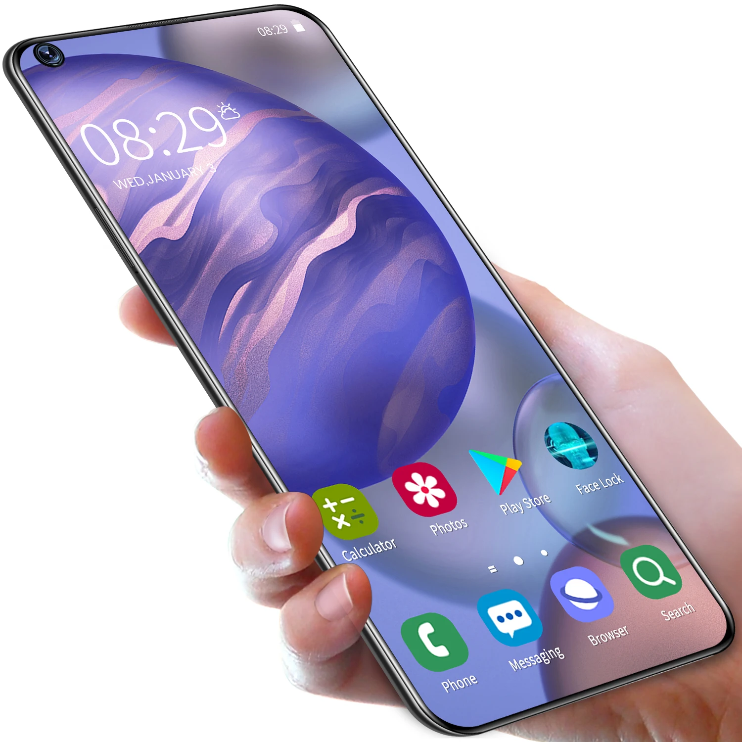  Хит продаж новейший смартфон S20 + Pro12GB 512GB 7 2 дюймовый AMOLED-экран Android 10 0 4G с разблокировкой по лицу и отпечатку