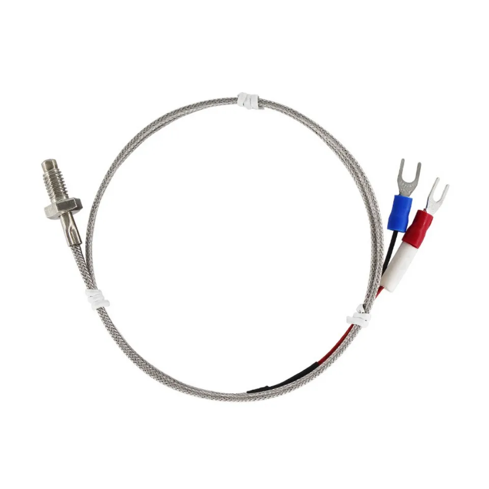 k type shielded wire 1 meter M6 screw thermocouple