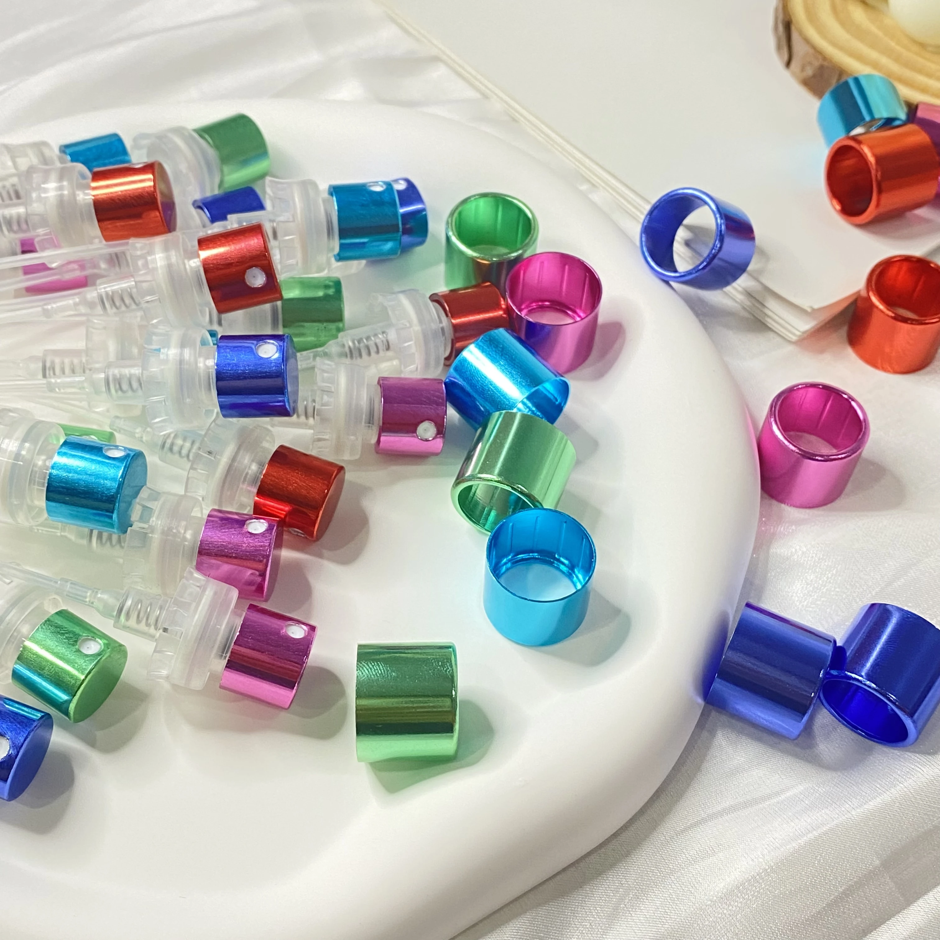 0.12-0.15cc Aluminum Atomizer Perfume Spray FEA 15 fine Mist Spray Bottle Perfume sprayer pump