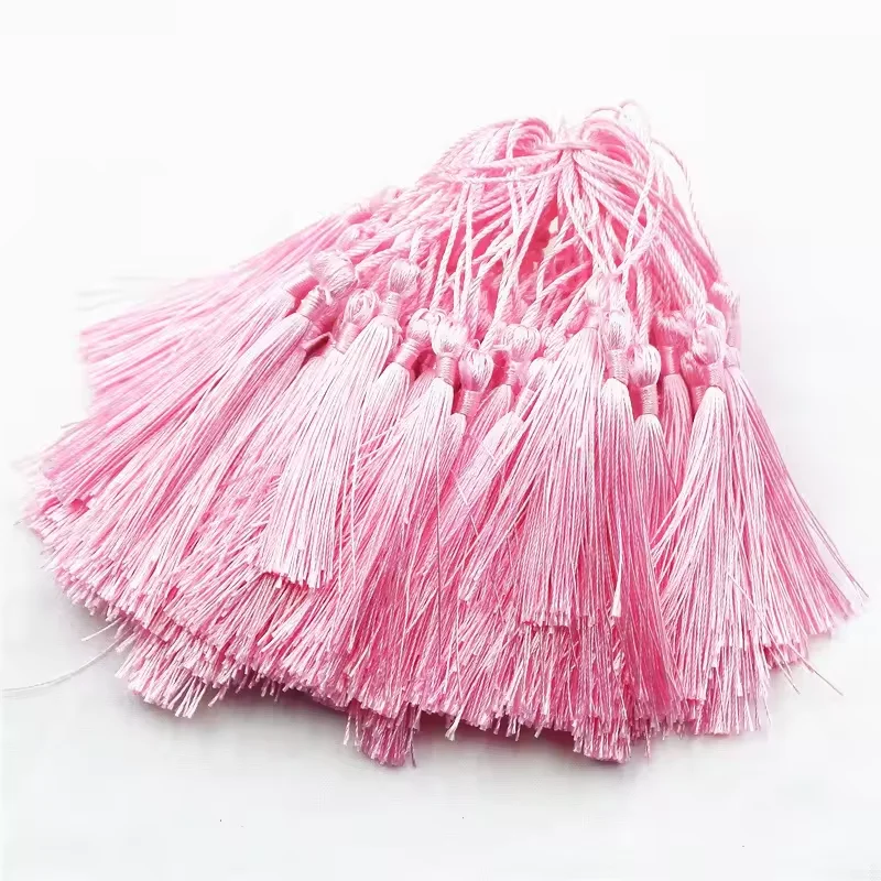 13cm Long Silk Tassel Fringe Brush Sewing Accessories Tassel Fringe Trim Pendant for Curtains Jewelry DIY Home Tassel