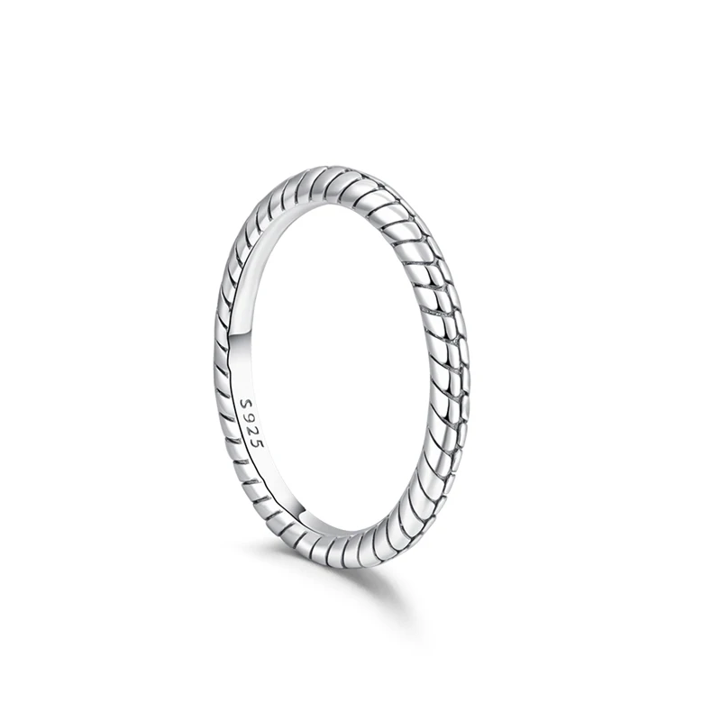 New 925 Sterling Silver Charm Rings Blue Black Green Purple Love Simple Round Fashion Rings Europe Fine Original Pan Jewelry