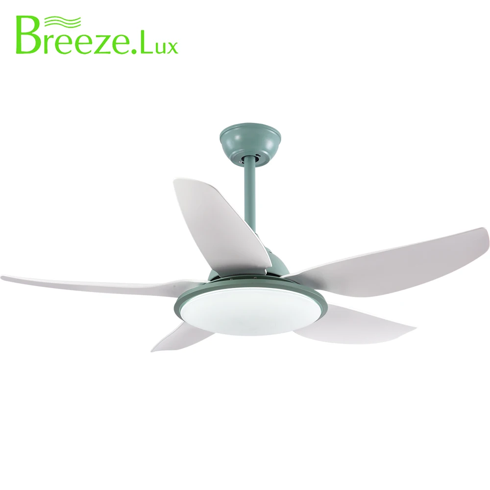 Breeze.Lux High Quality Electrical White Indoor Ceiling Fans Light Chandelier Pendant Lamp