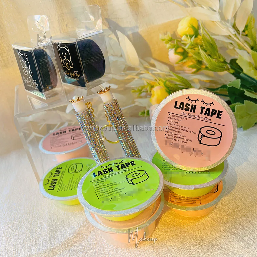 Quality Own Brand Medical Silicone Gel Blue Eyelash Extension Paper Tape Sensitive Skin Tape Lash Tape