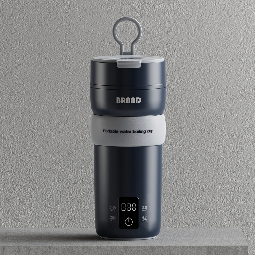 Wide Voltage 100-240V Fasting Boiling with LCD Display 4 Preset Temperatures Portable Electric Kettle Travel Small Water Boiler
