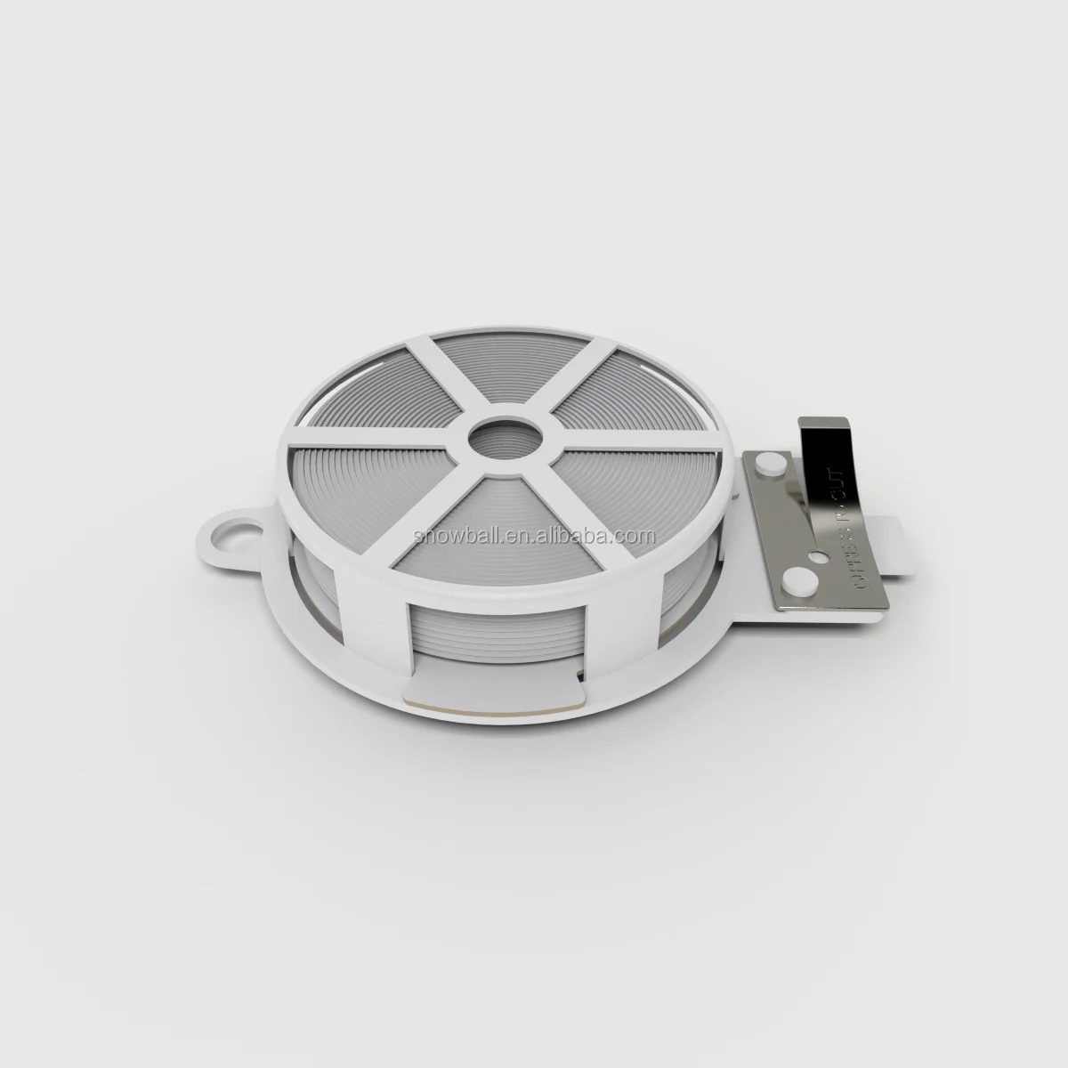 30m plastic pe/pvc twist tie roll spool with cutter garden tool twist tie