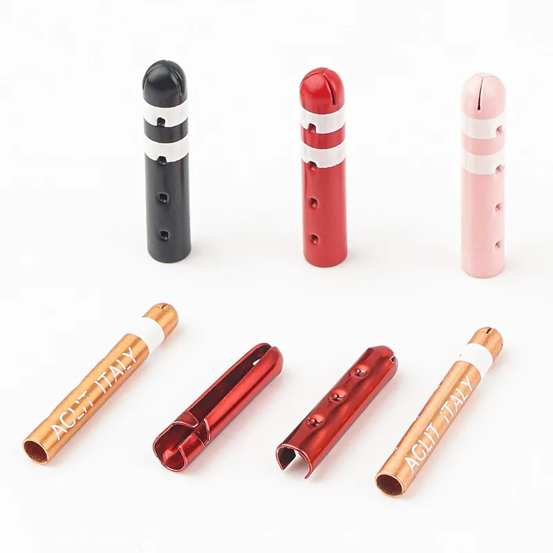 Custom Hoodie Drawstring Metal Aglets Stainless Steel Metal Aglet Metal Aglet Shoelace Tips for Garment Shoe Lace