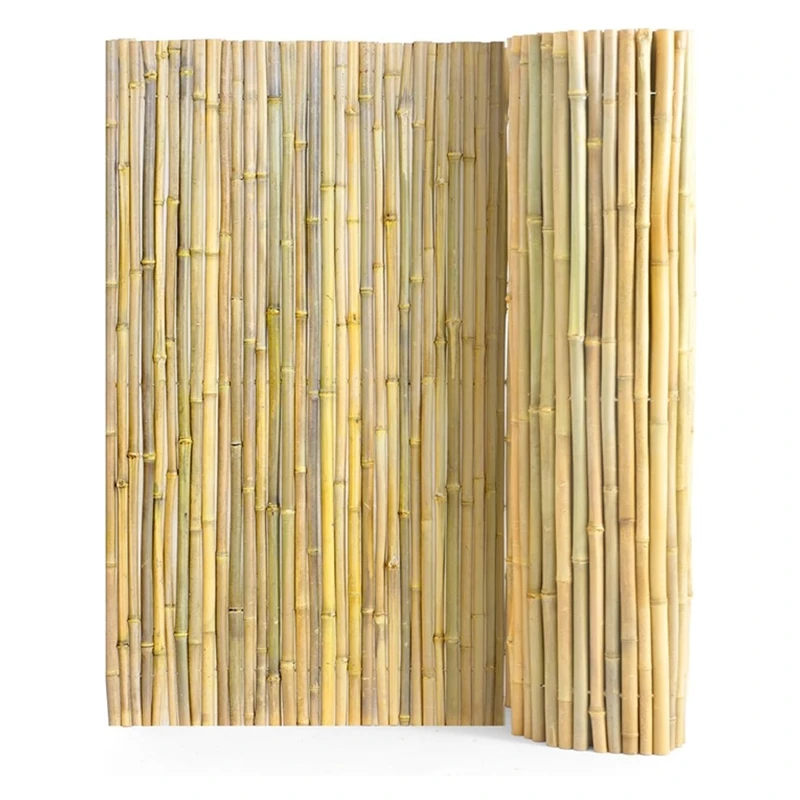 Eco-Friendly Bamboo Privacy Fence Decorative Natural Rolled Bamboo Privacy Screen Fence for Garden Backyard Patio Pool Side