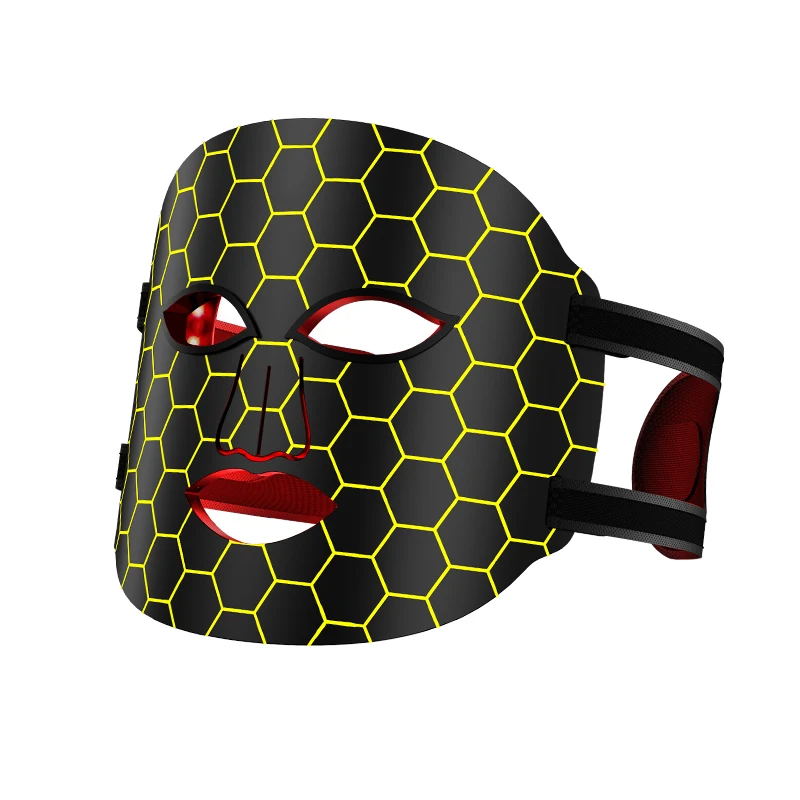 Household LED Photon Skin Rejuvenation Mask Infrared Illuminating Beauty Instrument New Silicone Phototherapy Led Mask