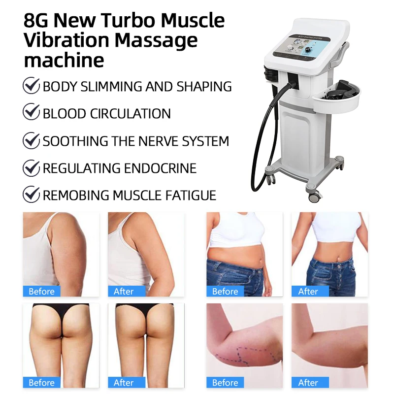 New Technology G8 Muscle Vibration Massage Weight Loss Electric Body Shaping Slimming Anti Cellulite Machine