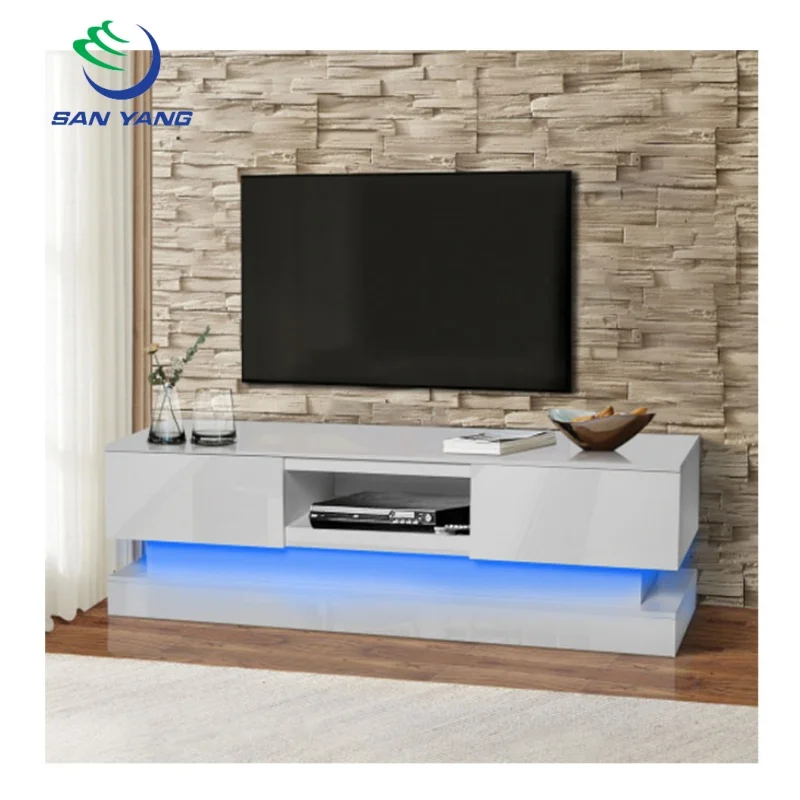 TV Entertainment Center TV Stand Cabinet	Wood Furniture for Living Room Wholesale
