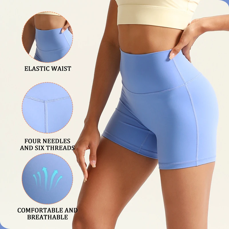 OEM High Waist Hip Enhance Workout Set Cross Back Backless Sports Bra Tummy Control Sportswear For Yoga Shorts Women Yoga Set