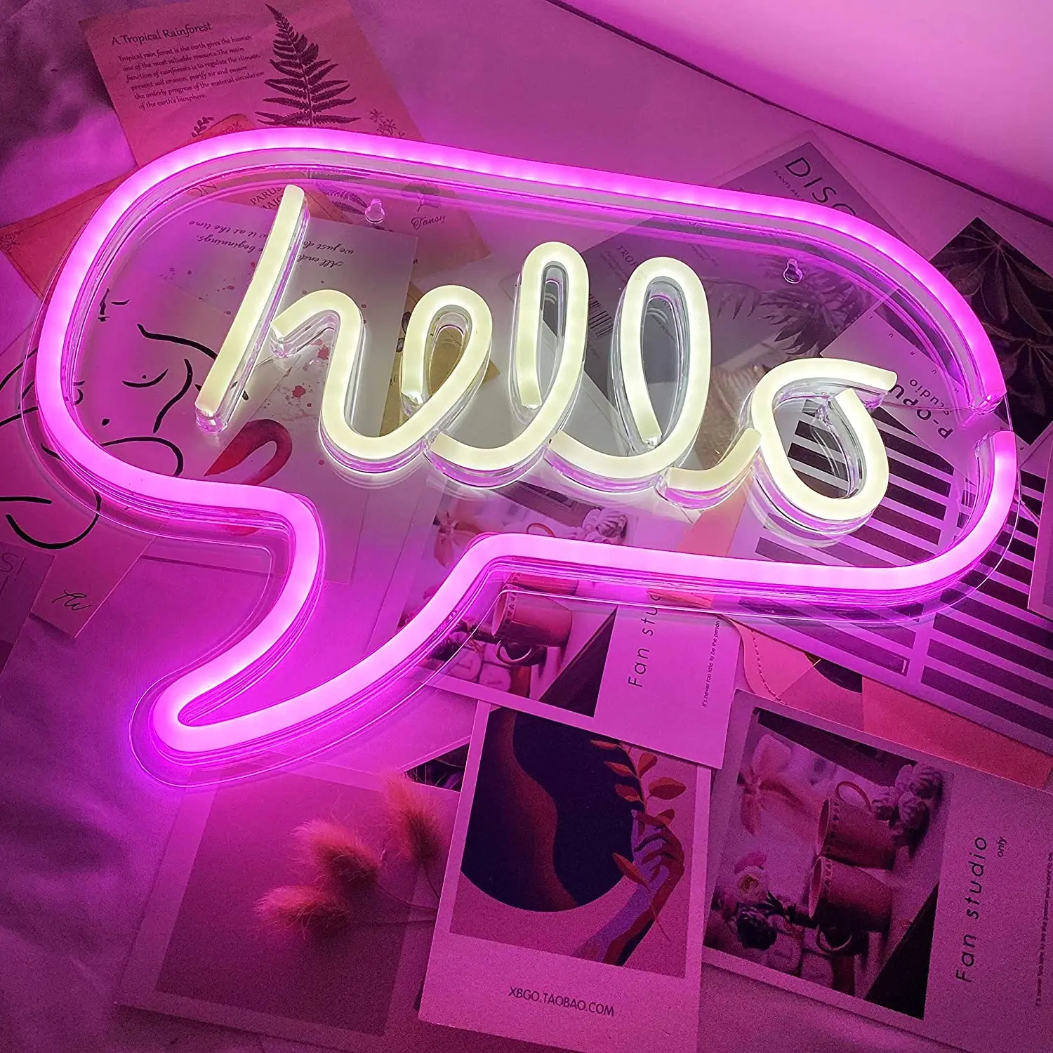 Neon Backlit TV Wall LED Lights with Flexible Outdoor Indoor Store Name Logo Design Night Light Neon