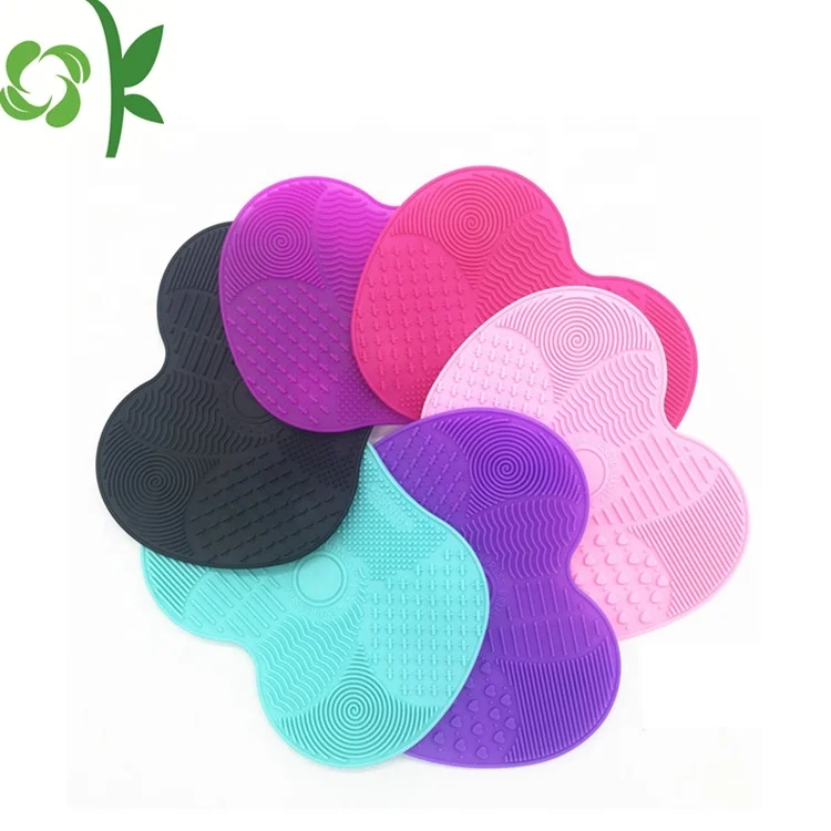 OKSILICONE многоцветный коврик для чистки кистей макияжа косметических портативный