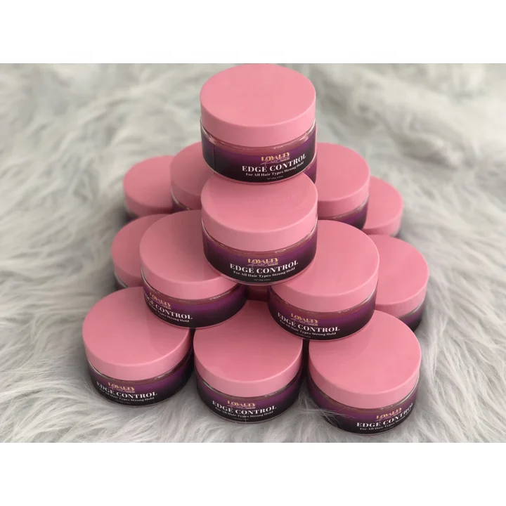 Factory wholesale strong hold Low MOQ LOGO Custom edge control with private label vendors