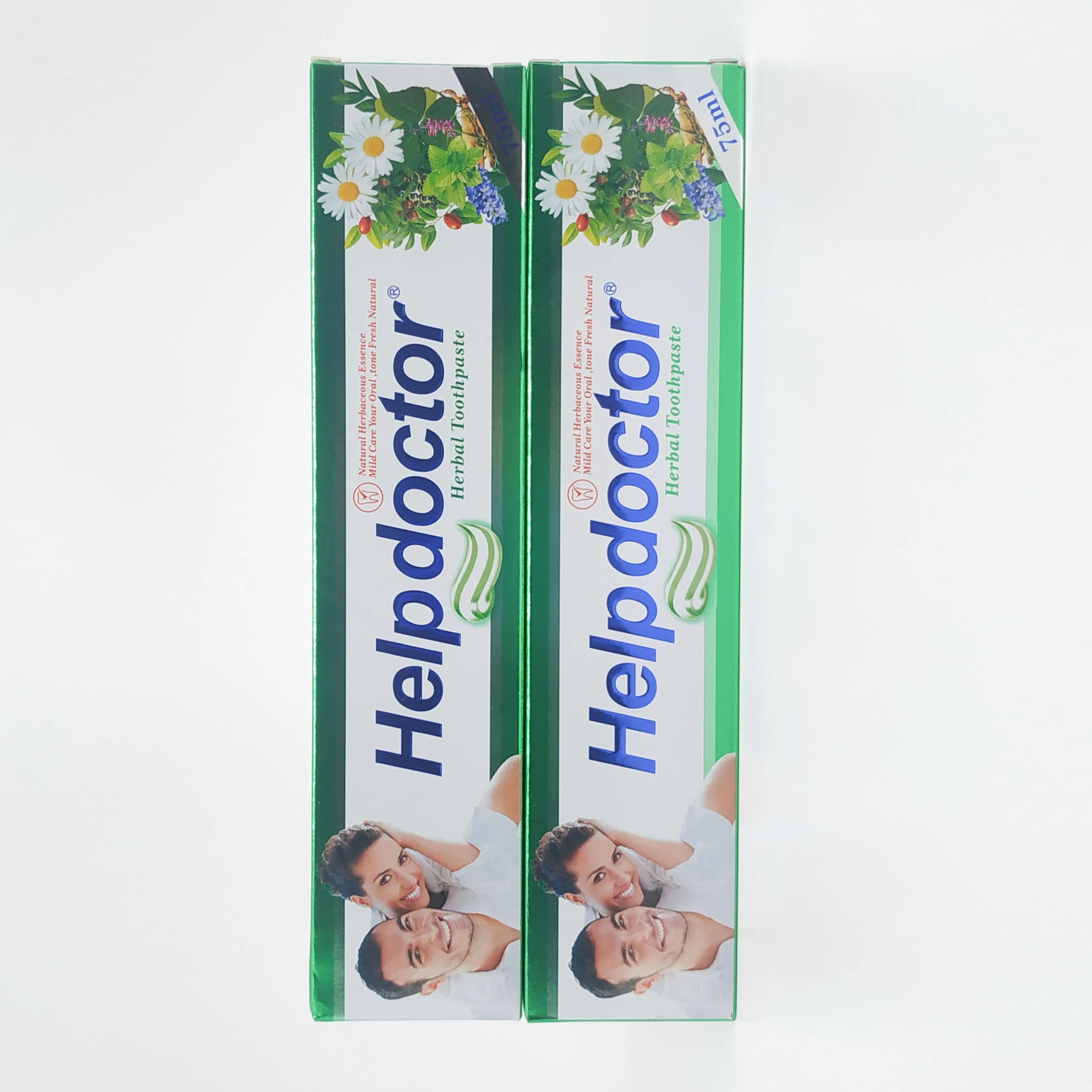 75ml natural herbaceous essence herbal extract whitening toothpaste for pain teeth