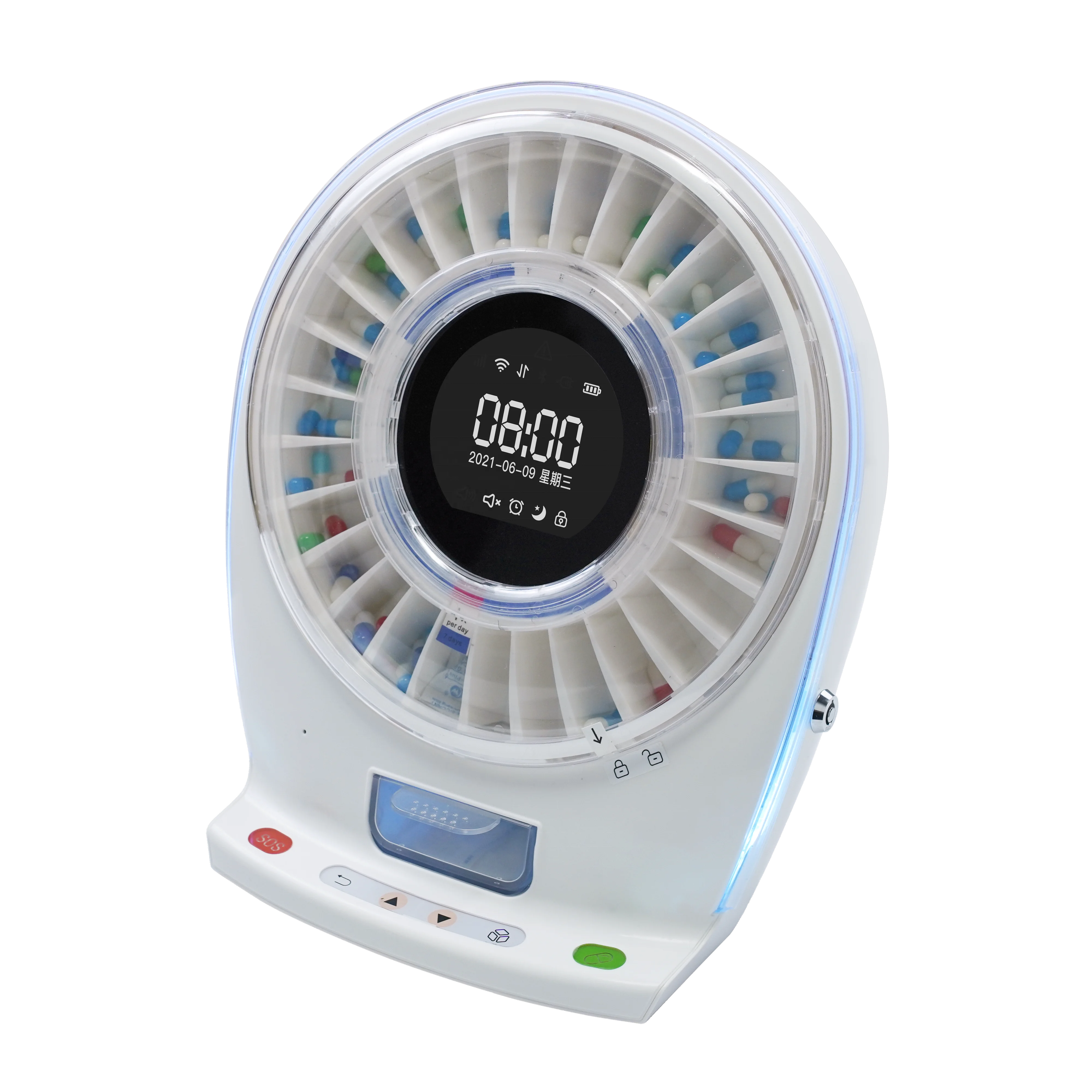 M200A Smart Pill Dispenser Stand-alone as medication management
