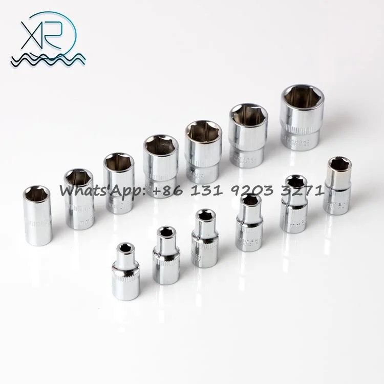 46pcs Machine Auto Repair Tools Combination Hand Movement Impact Socket Wrench Spanner