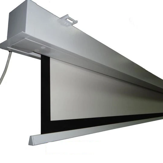 
120inch home theatre aluminum electric projection screen motorized in ceiling projector screen 
