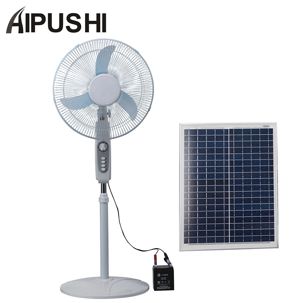 Поставщик оптом бытовой портативный 12 В постоянного тока Солнечный Электрический стоячий вентилятор