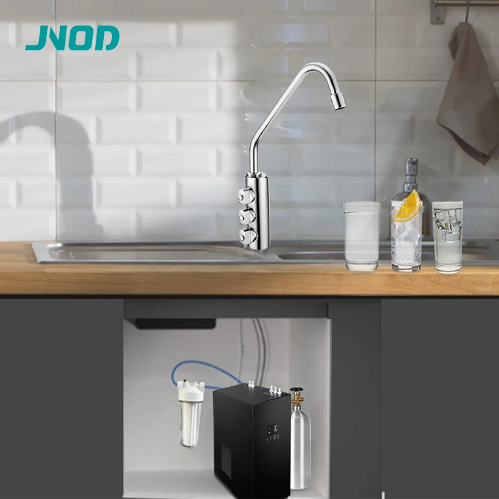 Jnod домашний аппарат для приготовления газированной воды 4-ступенчатый кухонный кран с фильтрацией игристой под шкаф машина соды