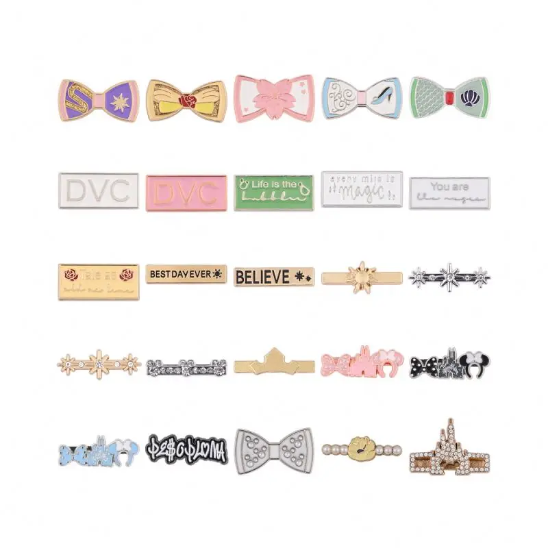 Decoration Diamond Jewelry Charms Decorative Silicone Watch Band Accessories Loop Charm Stud for watch band