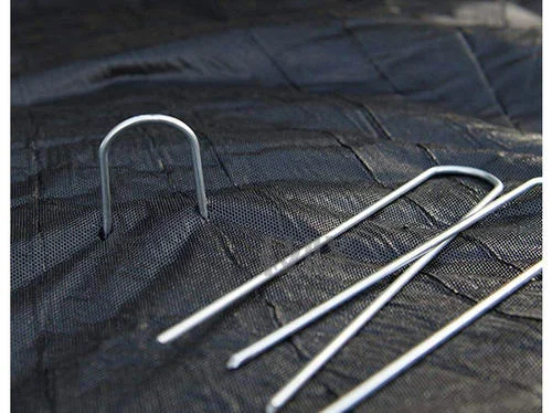 Galvanized Garden Landscape Staples Stakes Pins for Drip Tape Pipe Hose Weed Barrier Fabric
