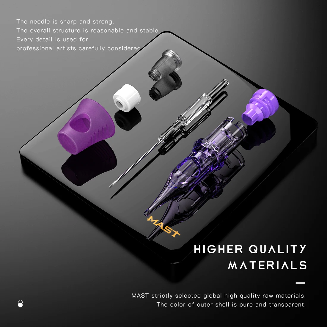 Mast Cyber Disposable Tattoo Permanent Needle Tips Tattoo Cartridge Needle Box Of 20