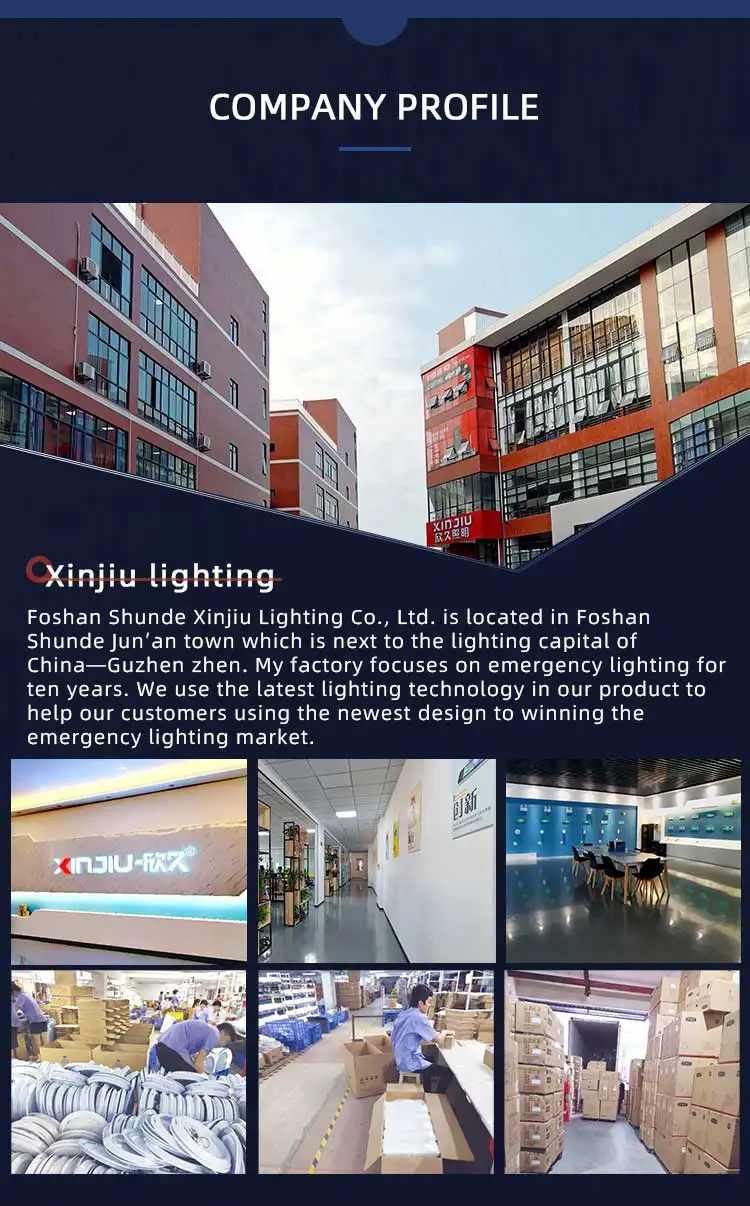 Wholesale 3W Emergency Battery Led Light Smd Plastic Lamp with exit sign turbo light kit