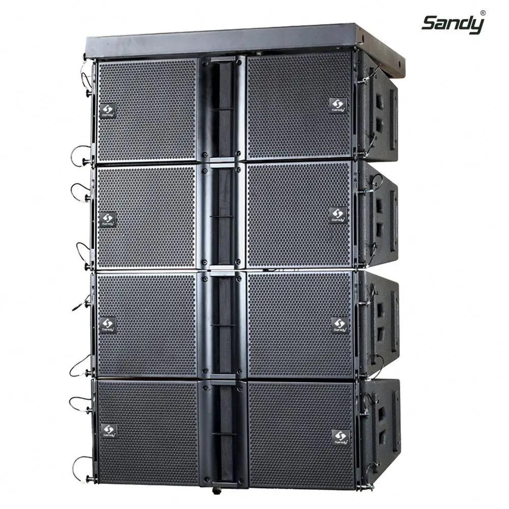 New Design Sound System For Church Single 10 Inch Powered Line Array Speaker