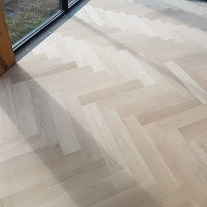 New Arrival Best Prices Oak Brushed Herringbone Subflower Pear Herringbone Wood Flooring