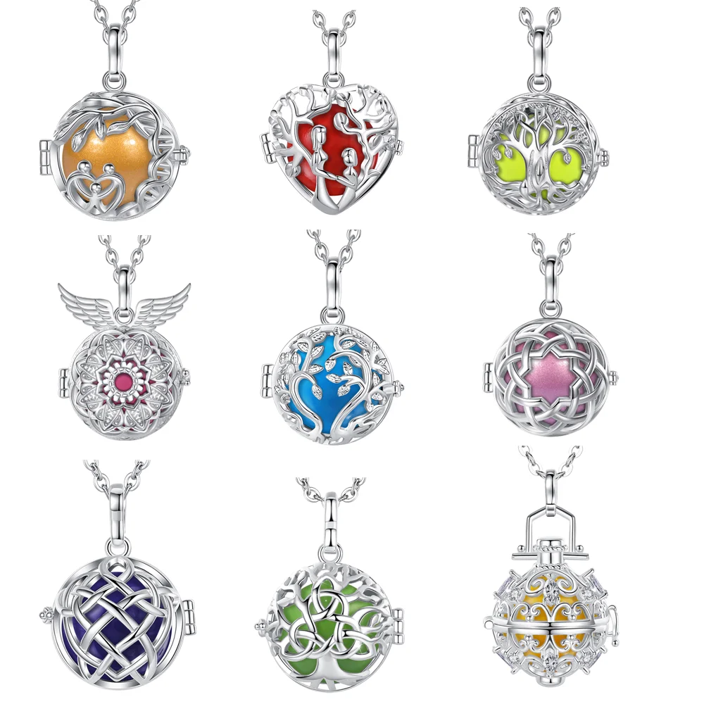 Wholesale Harmony Chime Baby Mexican Bola Musical Ball Angel Caller necklace