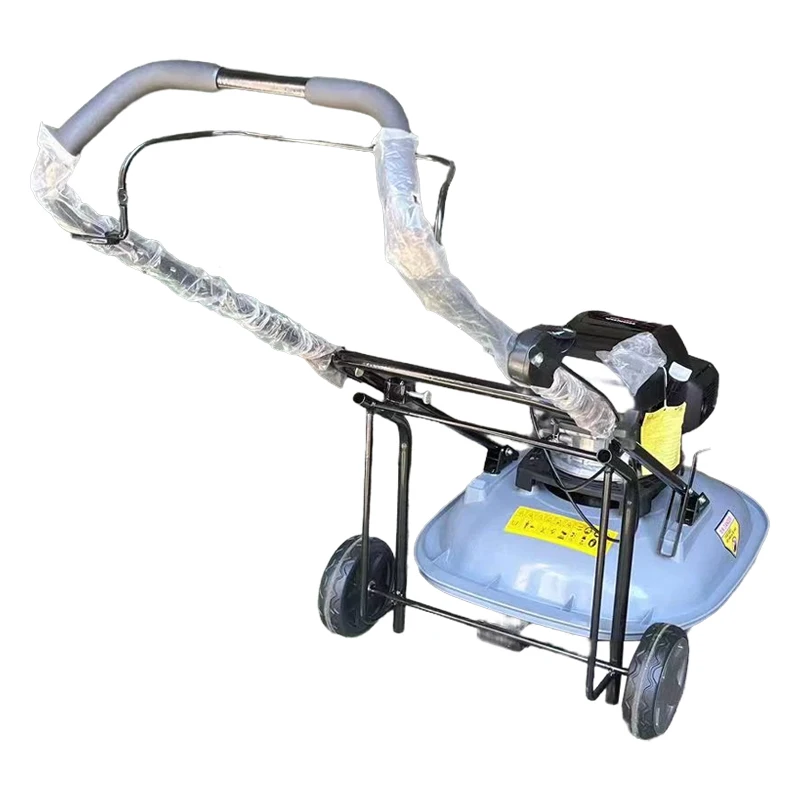 Denaiyou Gas Walk Behind Push Tri-Blade Hover Lawn Mower  Golf Course Hover Mower without lifting the mower