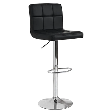 FREE SAMPLE modern furniture durable indoor adjustable height lift metal leg dining chair with for kitchen restaurant bar