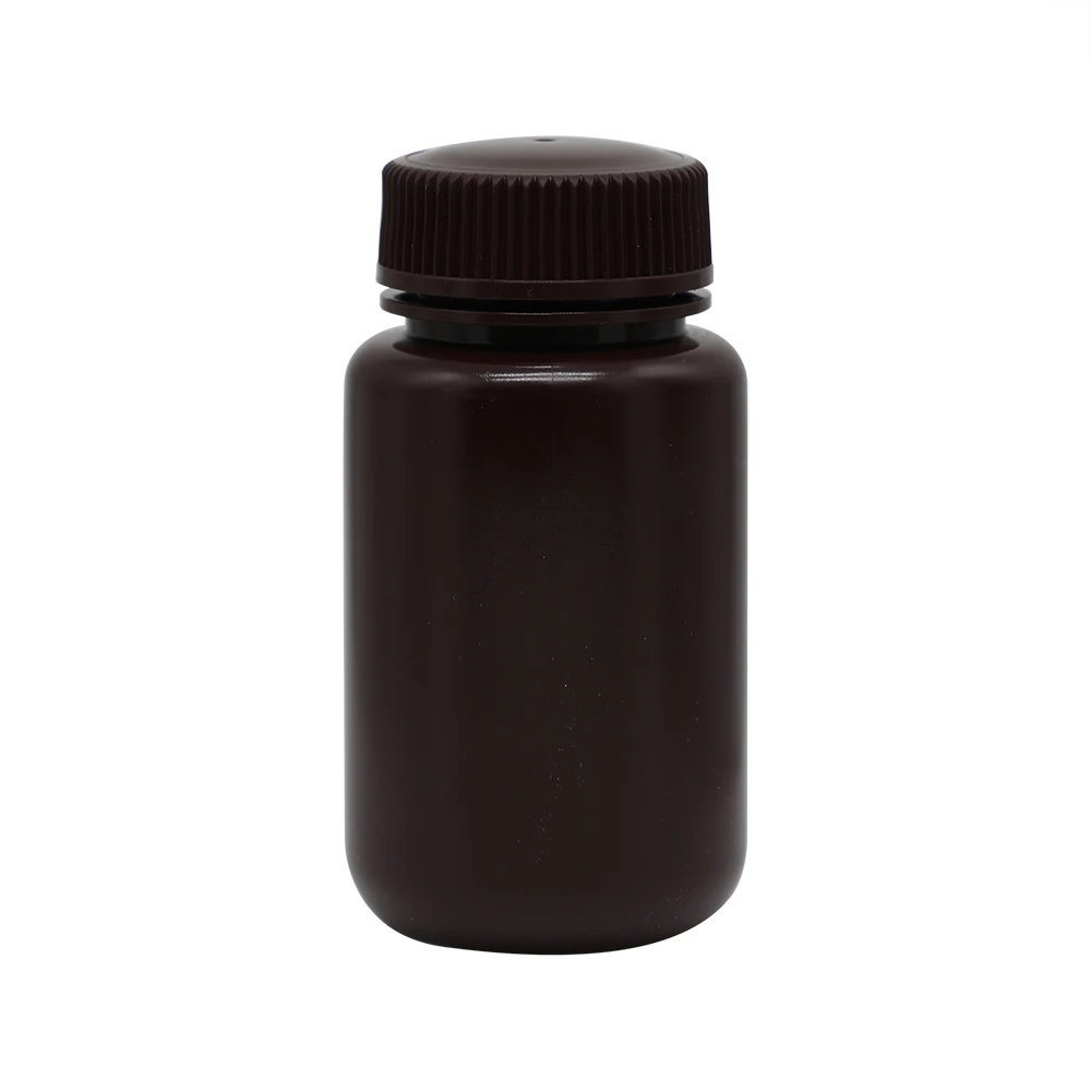 Biochemistry Analyzer Laboratory HDPE Lab Eeagent Bottle Wide Mouth 8ml 15ml 30ml 60ml 125ml 250ml 500ml 1000ml