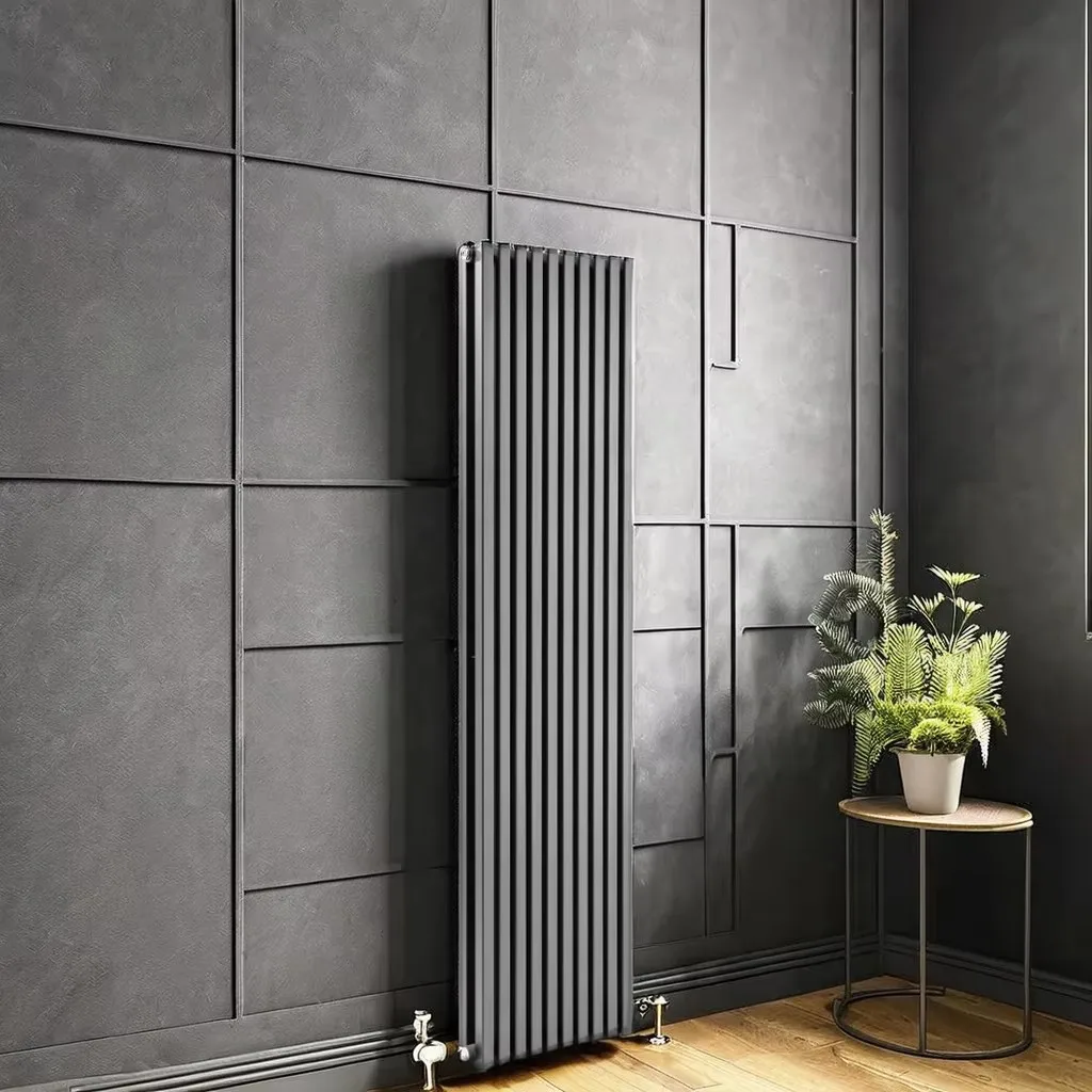 Special Offer white/anthracite heat dissipation double lap vertical radiator for home office