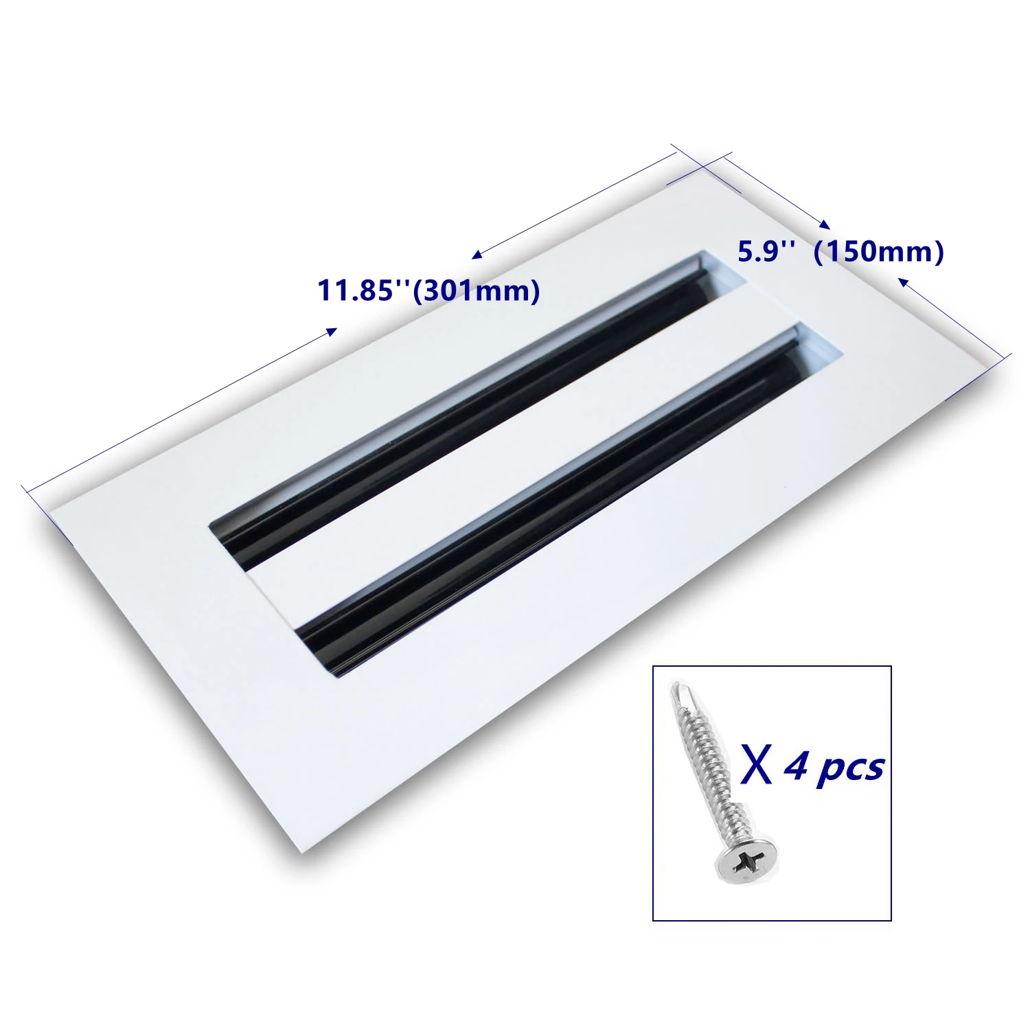 10x4 Standard Linear Slot Diffuser