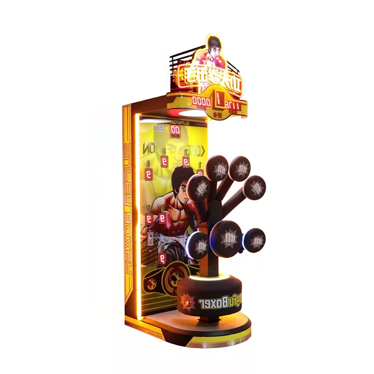 New Product Coin Operated Punch Amusement Sports Playing Hit Target For Boys Boxing Game Machine