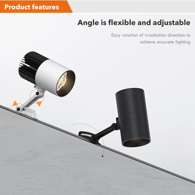 LEDOUX Best Selling Rail Installation Anti-dazzle Aluminum Art Gallery Down Light 2 10 15 20 30 W Led Track Light