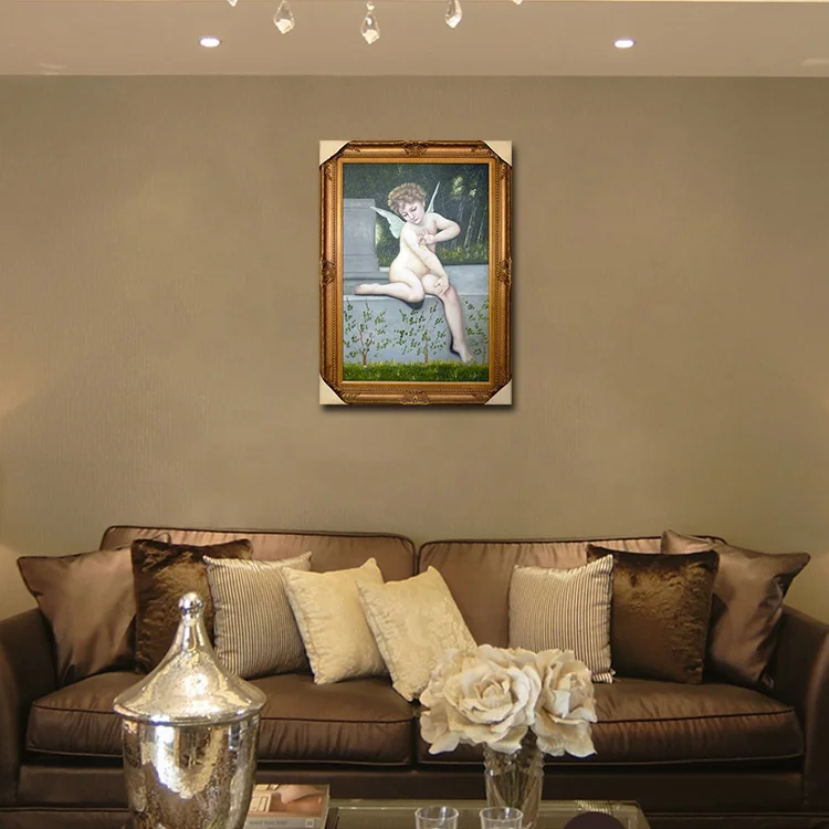 Impressionist child nude oil painting oil painting artwork