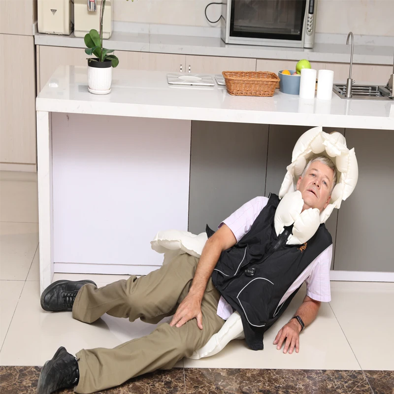 Life Saving Airbag Vest for Elder Protection Anti Falling Airbag vest Inflation Jacket For Motorcyclist Rider and Horse Air bag