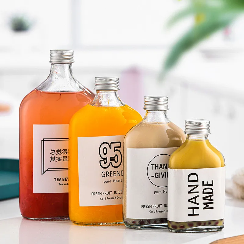 200ml 350ml 500ml Customize hot sale Glass Packaging wholesale Soda Coffee Water Beverage Glass Bottle