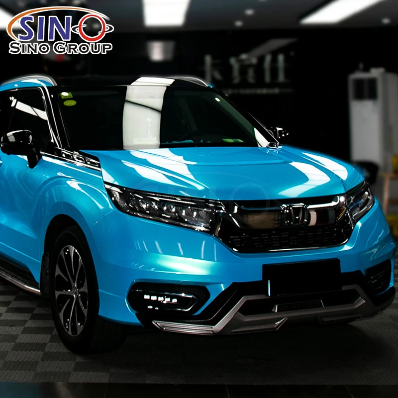 MC-05 High Quality PVC Film Waterproof Super Gloss Auto Vinyl Light Pink Mystic Coral Wrapping  Sticker Car Wrap Vinyl Roll