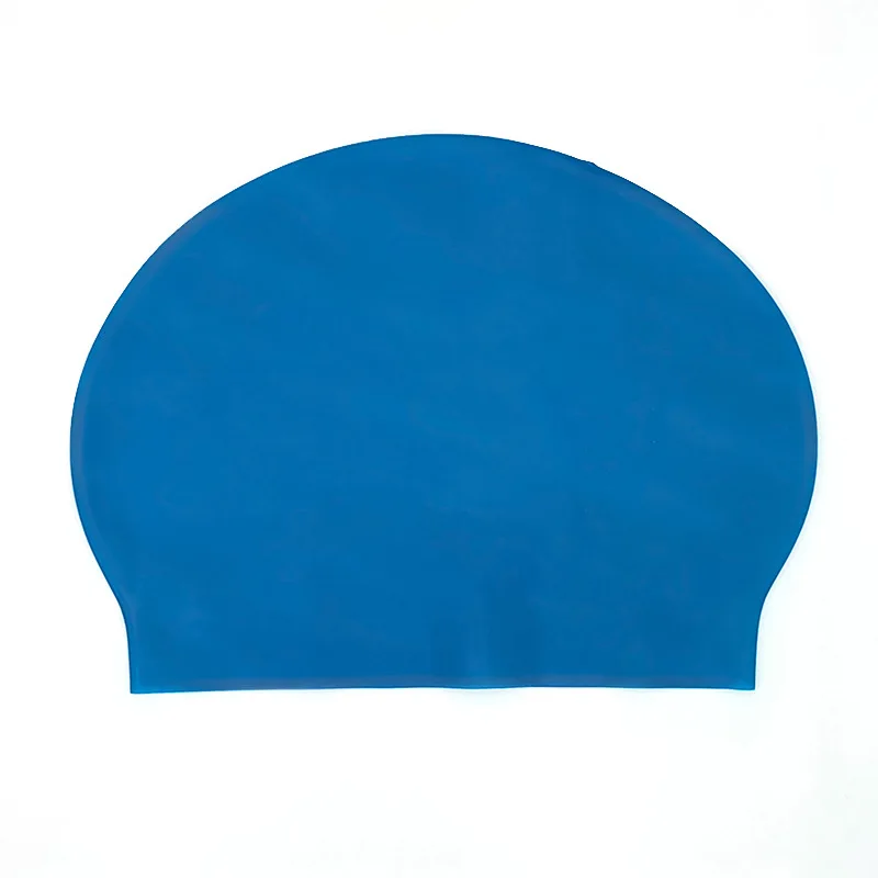 Solid Color Latex Swim Hats (Unisex, One Size Fits Most) for Indoor and Outdoor Swimming