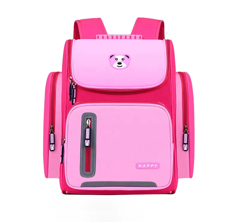 Водонепроницаемый школьный ранец для мальчиков и девочек, Повседневные детские портфели розового цвета на заказ